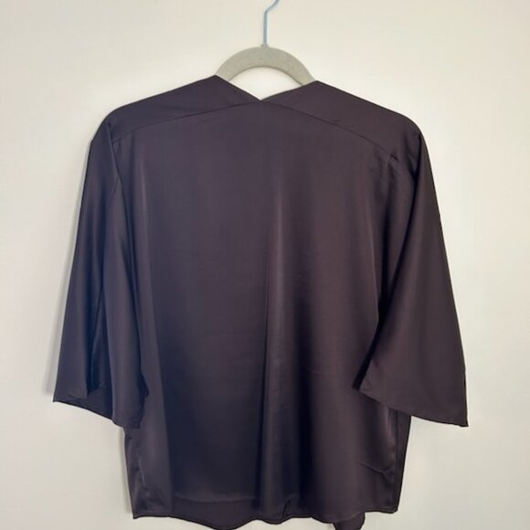 Banana Republic Factory Chocolate Brown Blouse - S - Picture 2 of 2